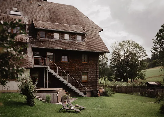 Luxurioese Schwarzwald Loft Heustock Mit Sauna Und Whirlpool Am Griesbachhof Appartement